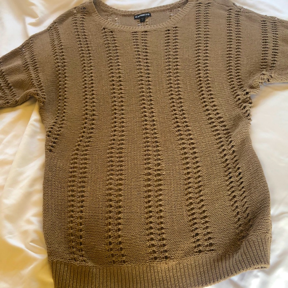 Express short sleeve sweater